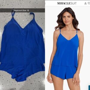 Miraclesuit Women's One Piece Swimsuit In Vibrant Blue
